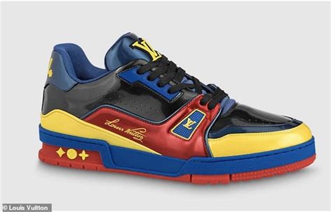 Louis Vuitton £960 trainers compared to £12.99 pair from Lidl